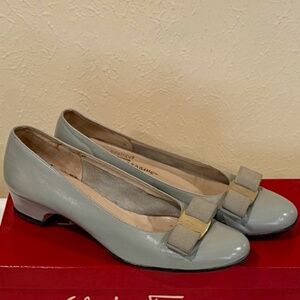 Salvatore Ferragamo Lillaz Vara in Gray 8AA
